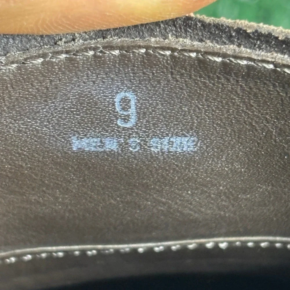 Tods Suede Penny Loafer Slip On Moccasin GOMMA Luxury Shoes Brown Mens Size 10.5